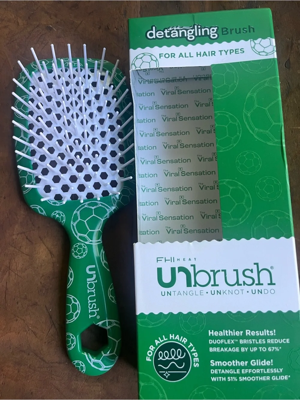FHI Heat Unbrush Detangling Brush soccer